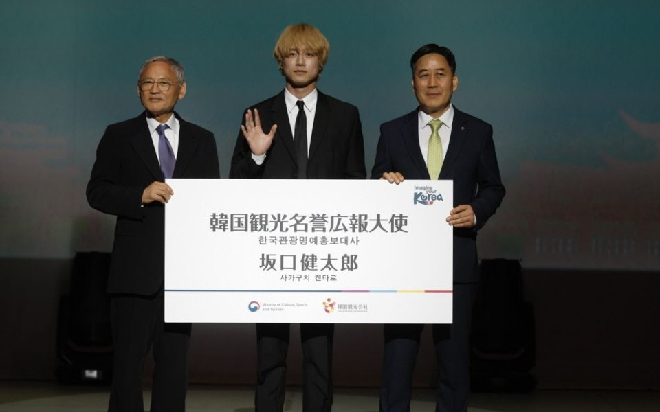 俳優 坂口健太郎が韓国観光名誉広報大使に★