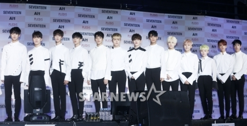 SEVENTEEN、米国ビルボードでTOP3入り