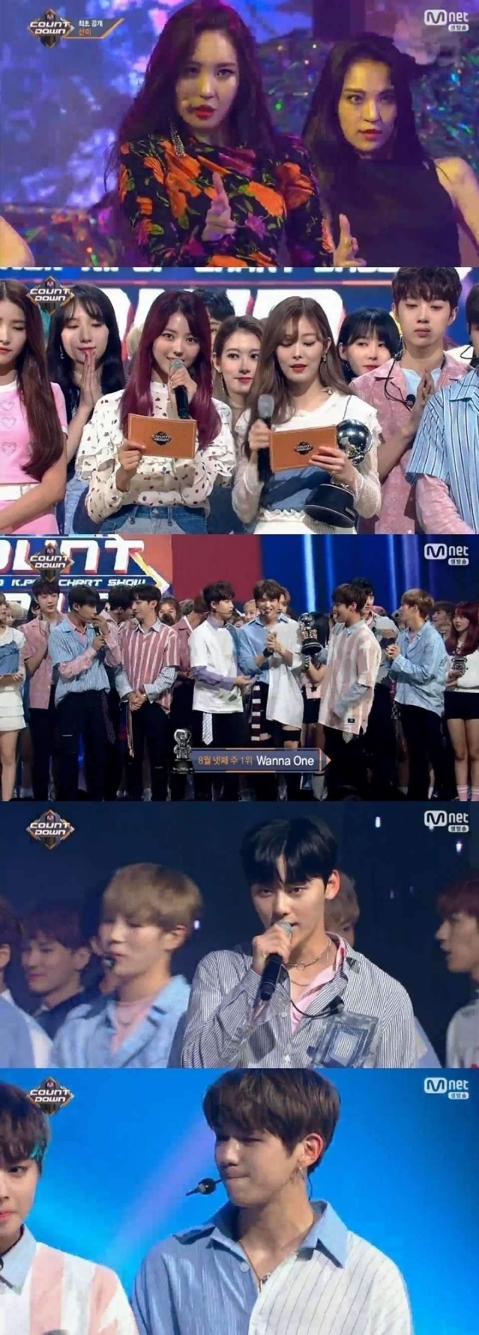 Wanna One、2週連続で『M COUNTDOWN』1位