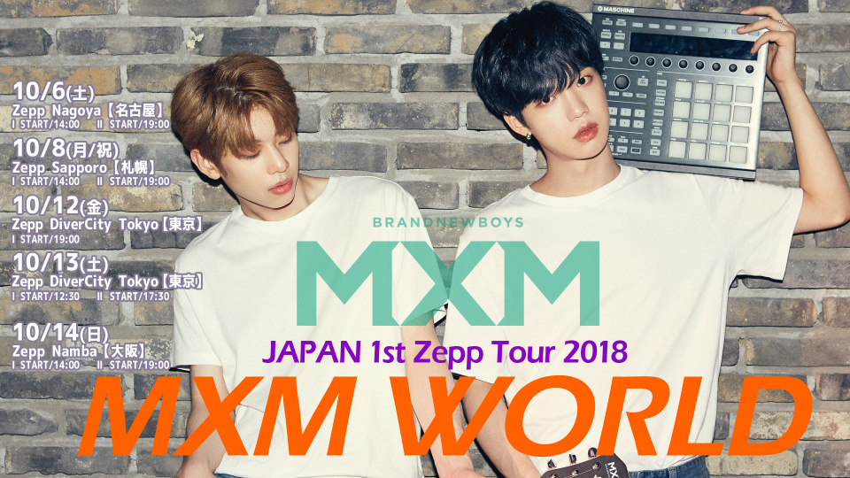 MXM待望の日本初Zeppライブツアー、10月開催決定！！