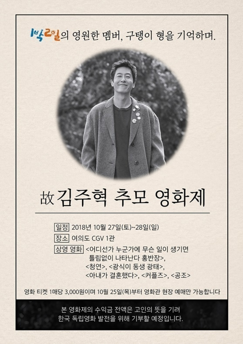 1泊2日 故キム ジュヒョクの追悼映画祭開催 韓流ニュース 韓流大好き