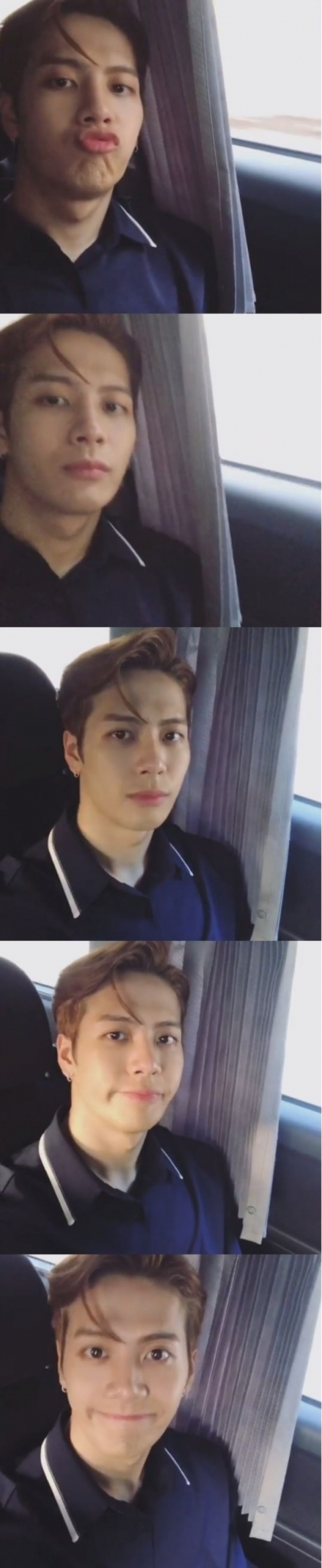 Jackson、可愛らしい表情でファンを魅了