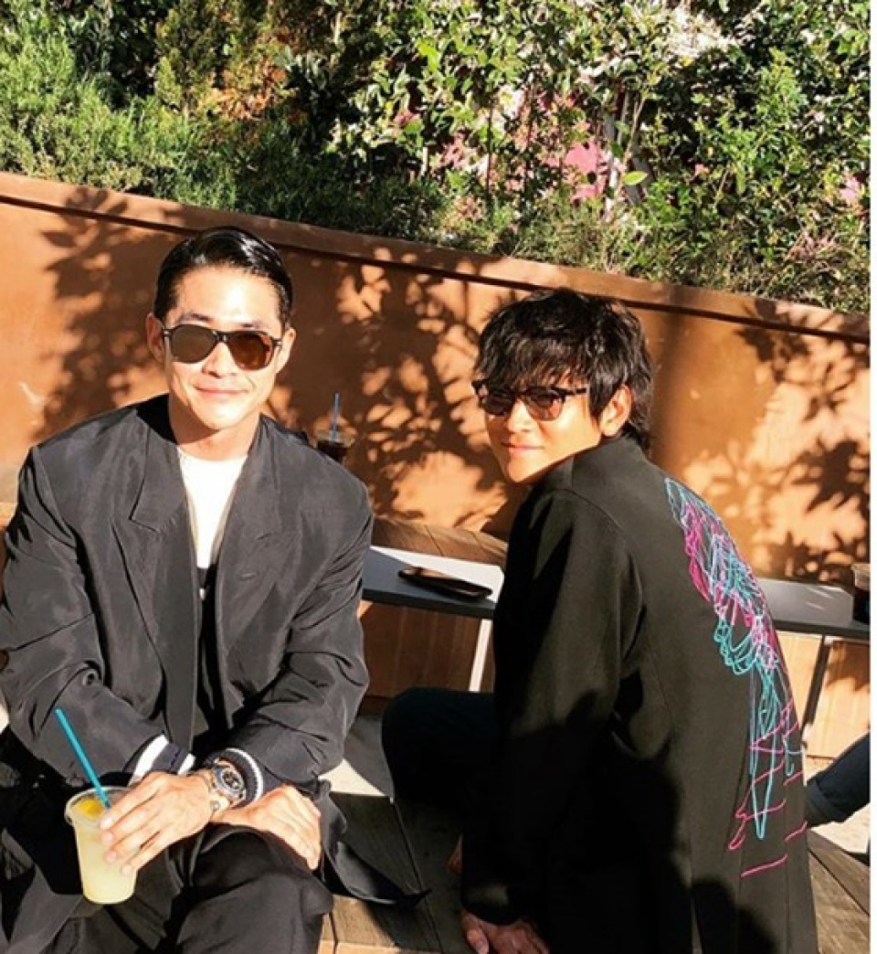 ペ・ジョンナム、カン・ドンウォンとのモデルショットに反響