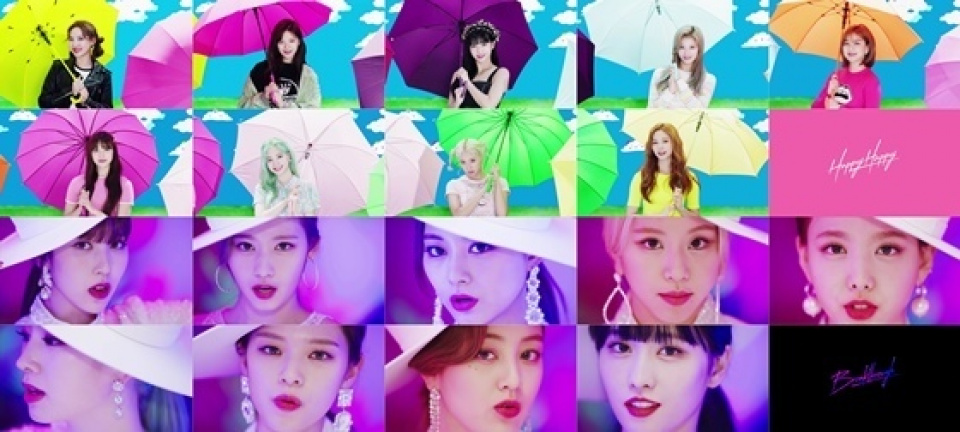  TWICE、日本シングル先行公開2曲が1、2位を席巻！