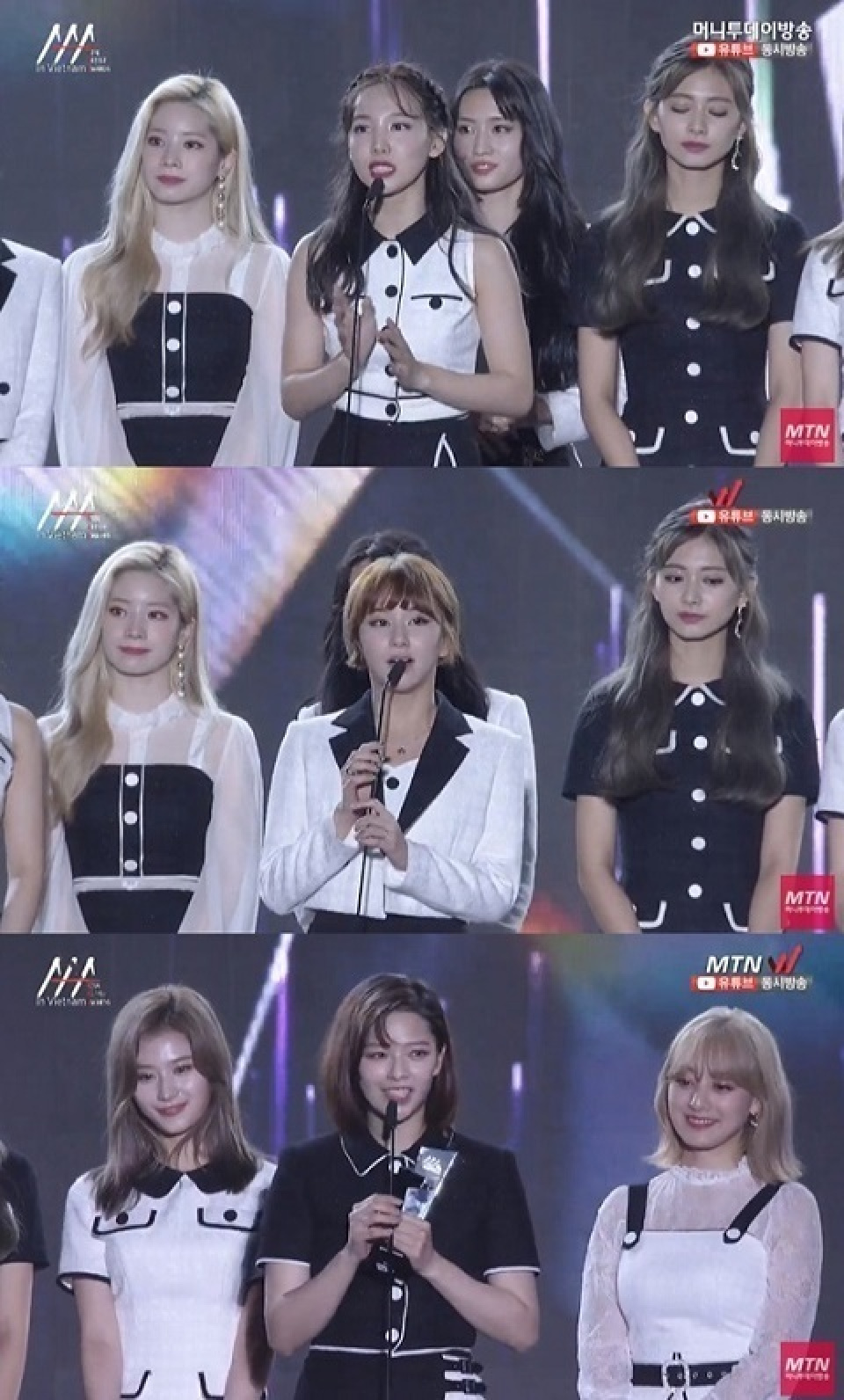 「AAA 2019」TWICE、今年の歌手賞受賞「心はいつも9人」