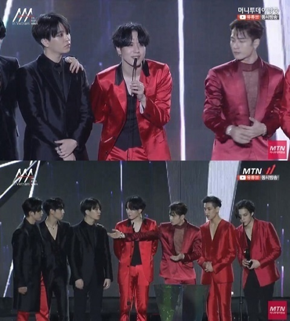 「AAA 2019」GOT7、今年のパフォーマンス賞受賞「6年目で初の大賞」