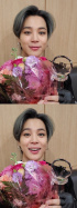 防弾少年団 ジミン、ミューバング1位に感謝「ARMY、賞取ったね♥」