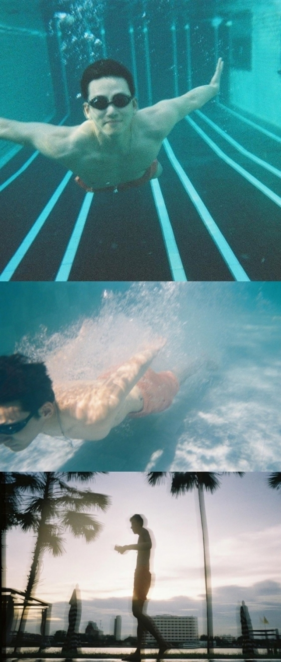 チ・チャンウク、水泳で見せた筋肉質の腕「昨年の今頃」