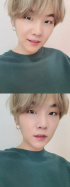 BTSシュガ、空腹も忘れさせる美貌