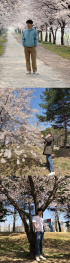 『花様年華』GOT7 パク・ジニョン、桜の木の下で日常公開