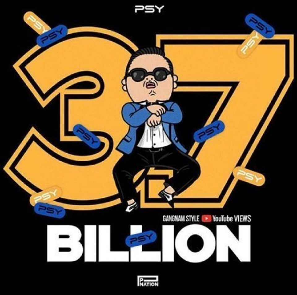 PSY、大ヒット曲「江南スタイル」MVが37億ビュー突破