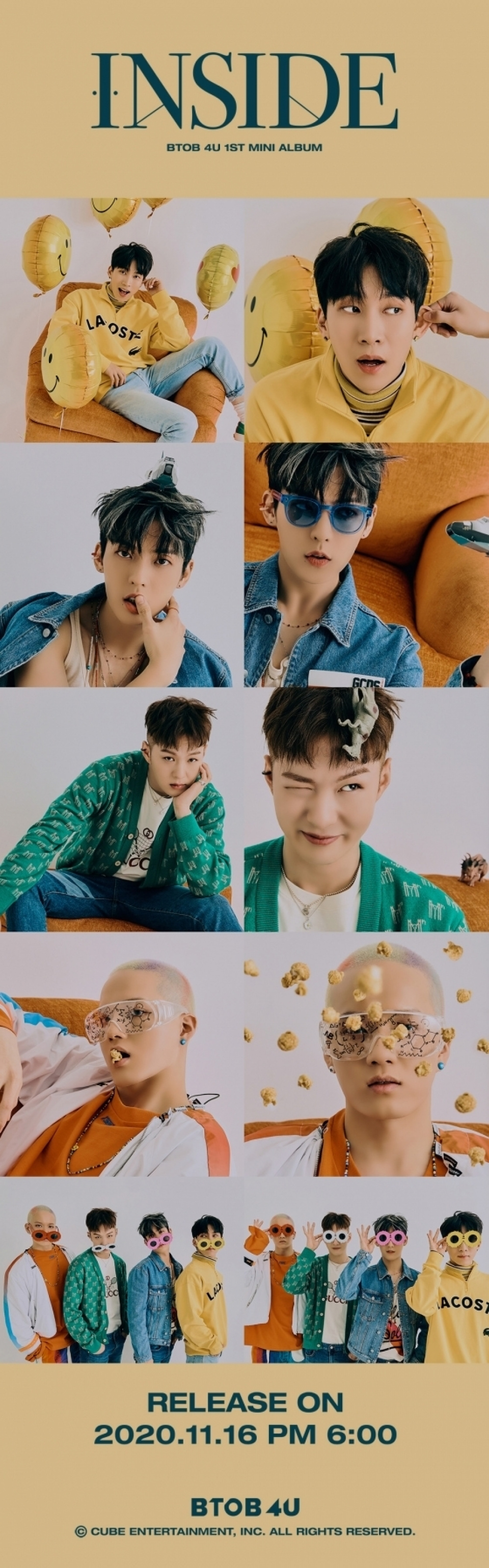 BTOB 4U、アルバムのコンセプトイメージで新たな魅力発散
