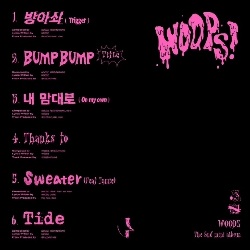 WOODZ、2ndミニアルバムのトラックリスト解禁