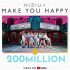 NiziU、「Make you happy」MV2億回突破…本日『紅白歌合戦』出演