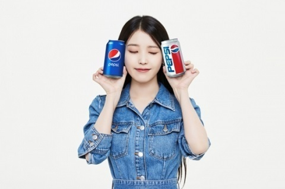 IU、ペプシの新バージョンのコンセプトフォト公開