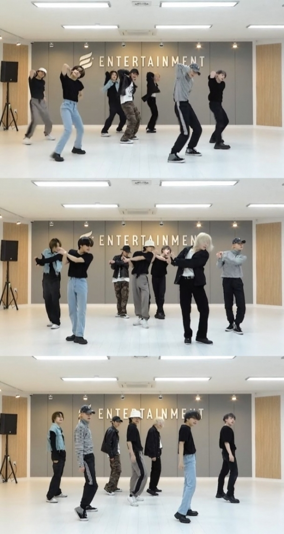 E'LAST、MVの雰囲気と違う振り付け練習映像が話題