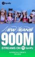 NewJeans、Spotifyで累積再生数9億回を突破