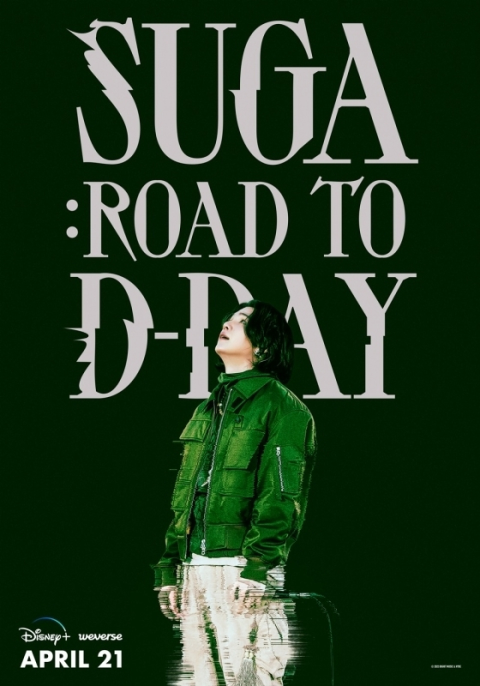 防弾少年団SUGA、『SUGA: Road to D-DAY』ティーザーポスター公開