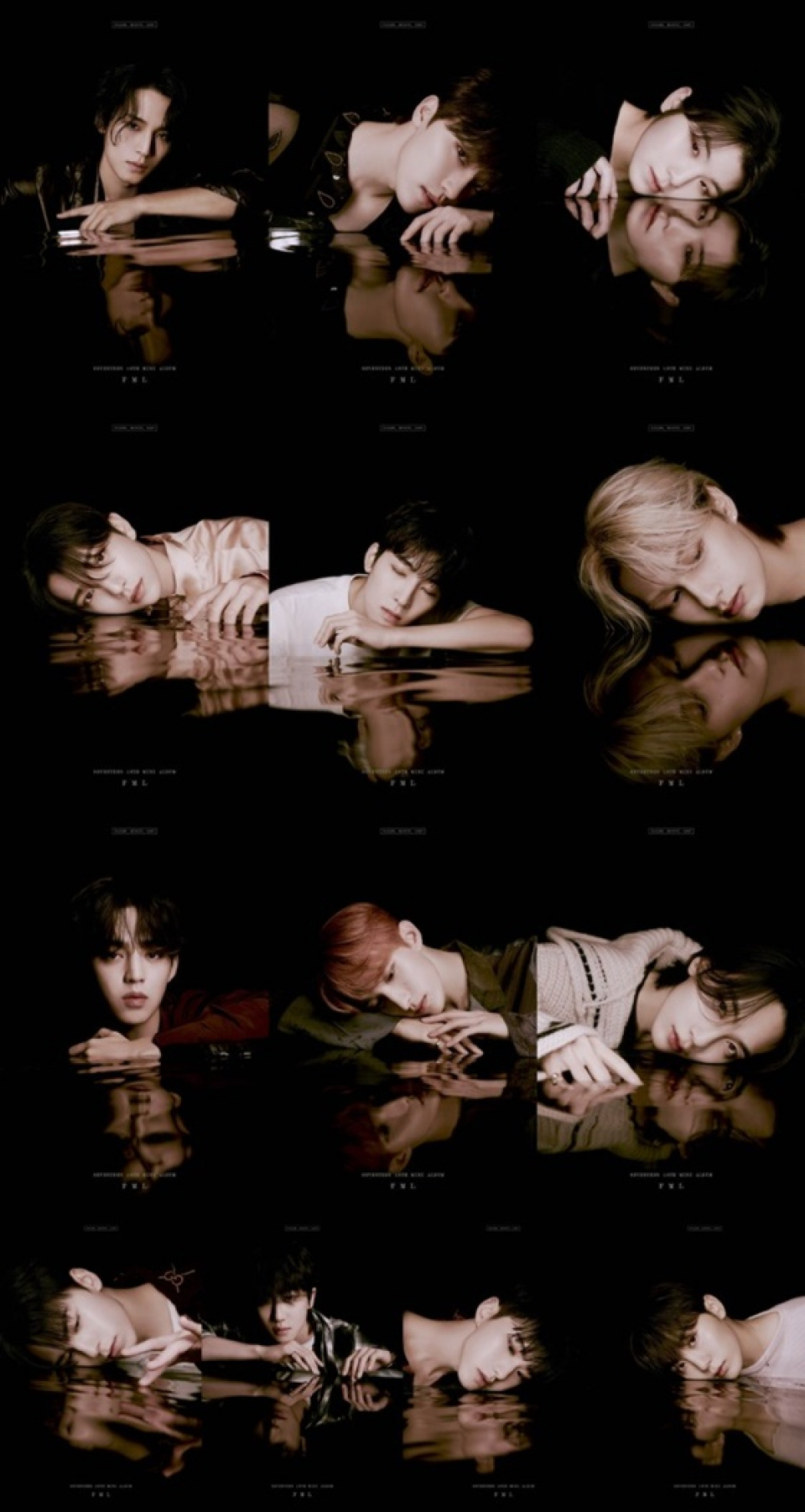SEVENTEEN、オフィシャルフォト「Fallen, Misfit, Lost」は夢幻的な魅力