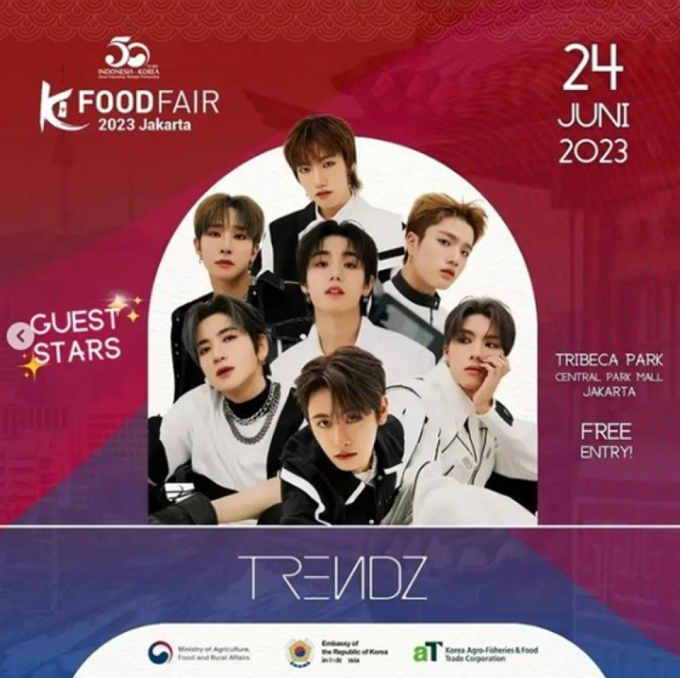 TRENDZ、「2022 AAA」に続きインドネシアで海外活動開始 | 韓流ニュース | 韓流大好き!