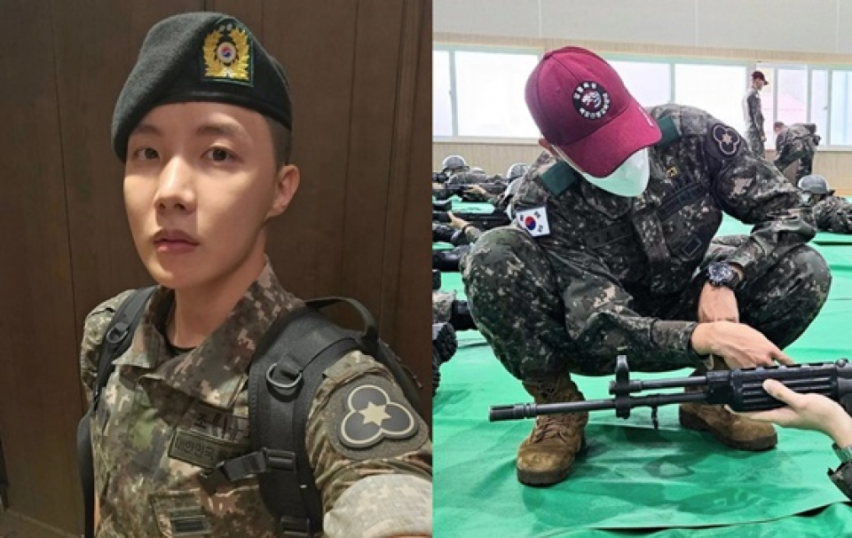 J-HOPE、軍服務中の近況に視線集中