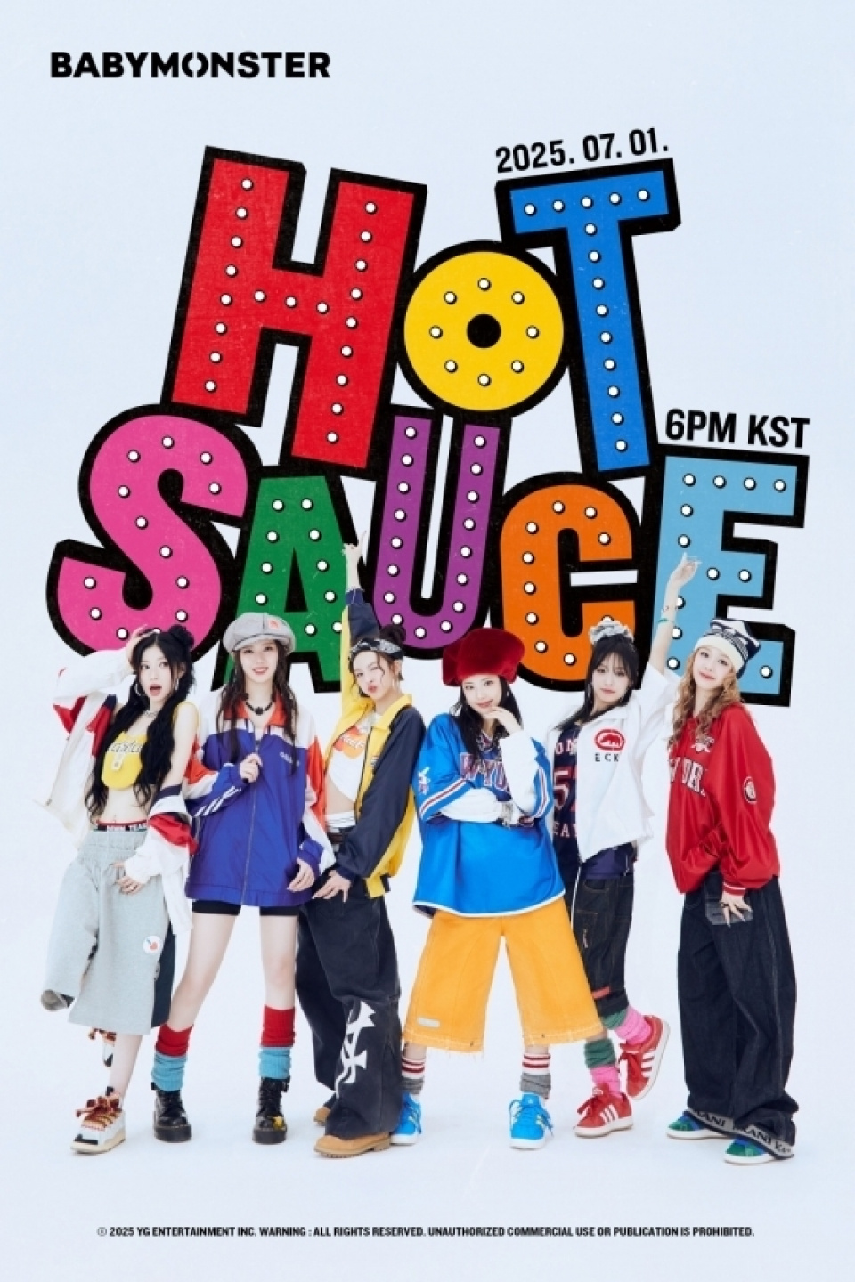 6人体制」BABYMONSTER、 新曲「HOT SAUCE」ビジュアル初公開 | 韓流
