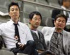 観戦する芸能人イ・ムンセとペ・ドファン 