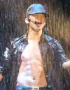 雨でずぶ濡れになったピ(Rain)