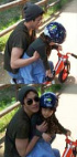 クォン・サンウ、息子ルッキに自転車を教える写真公開