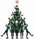 EXO、クリスマスツリーに変身!12月サプライズ活動