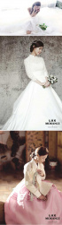 イ・ユンジ、ウェディング写真公開…純白ドレスから韓服まで